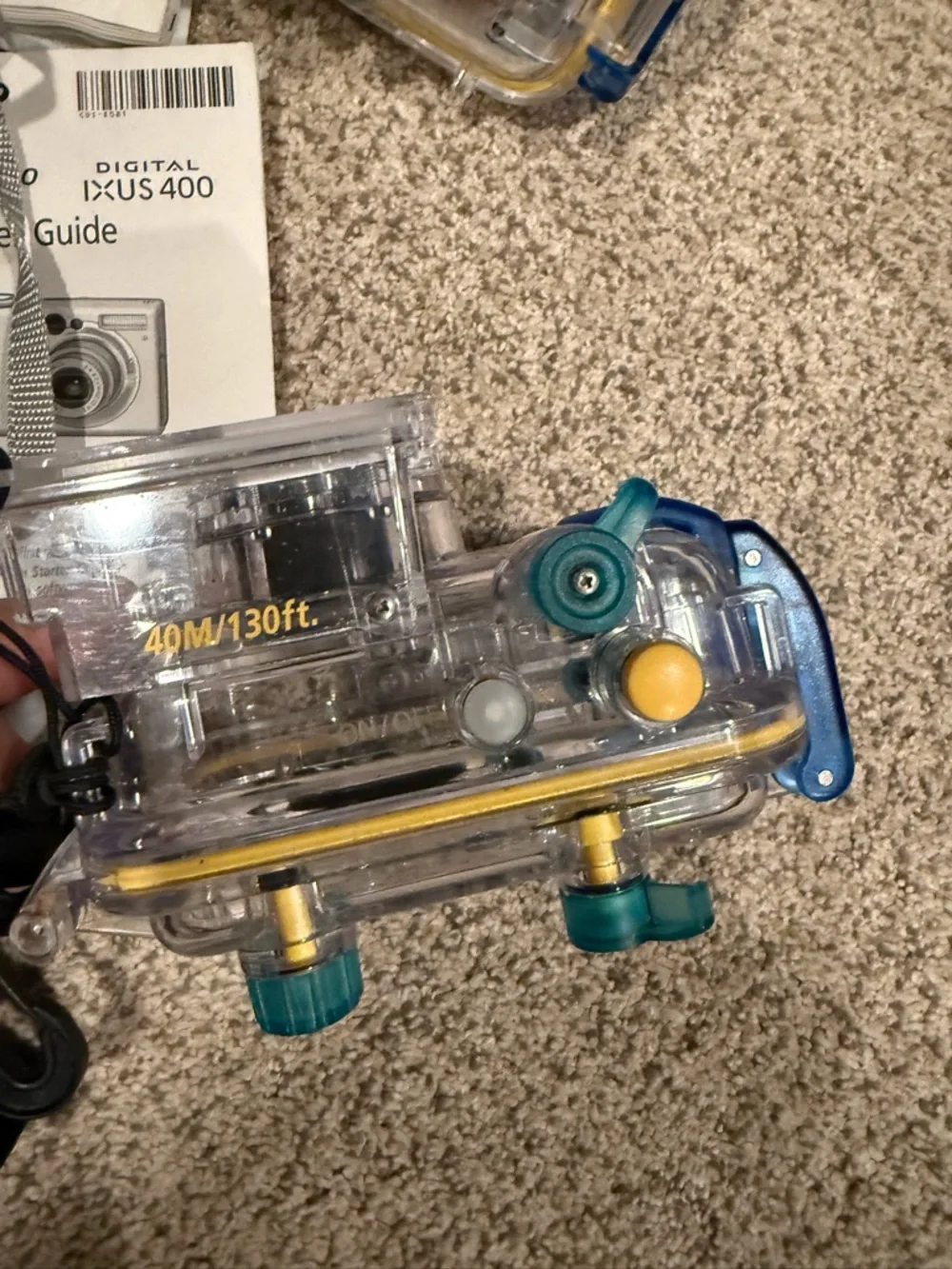 Canon WP-DC200 Underwater Housing and Accessories - Yellow/Clear